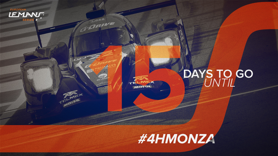 15 days to go before the 4 Hours of Monza