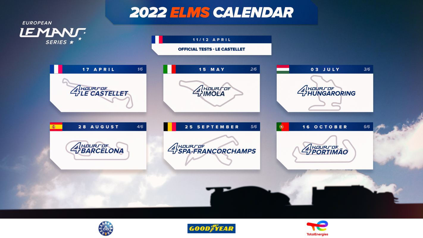 ELMS 2022 : retour d’Imola et du Hungaroring au calendrier