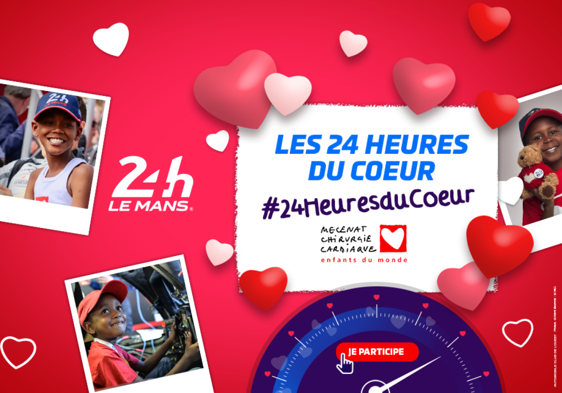 Les 24 Heures du Mans se mobilisent aux côtés de Mécénat Chirurgie Cardiaque