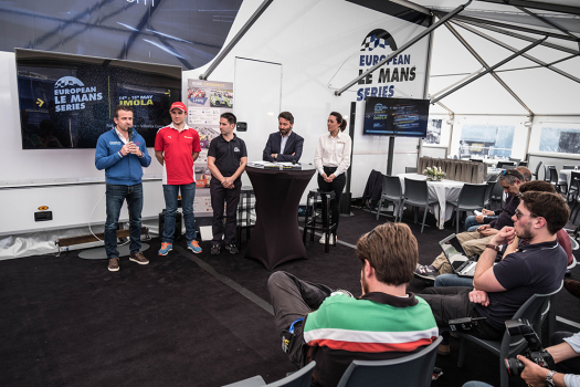 L’European Le Mans Series présenté aux journalistes italiens.